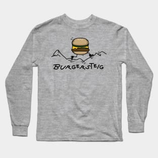 Funny mountaineer burger Long Sleeve T-Shirt